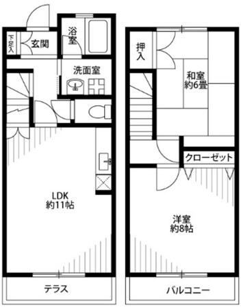 サンステージ斉藤Ⅲの物件間取画像